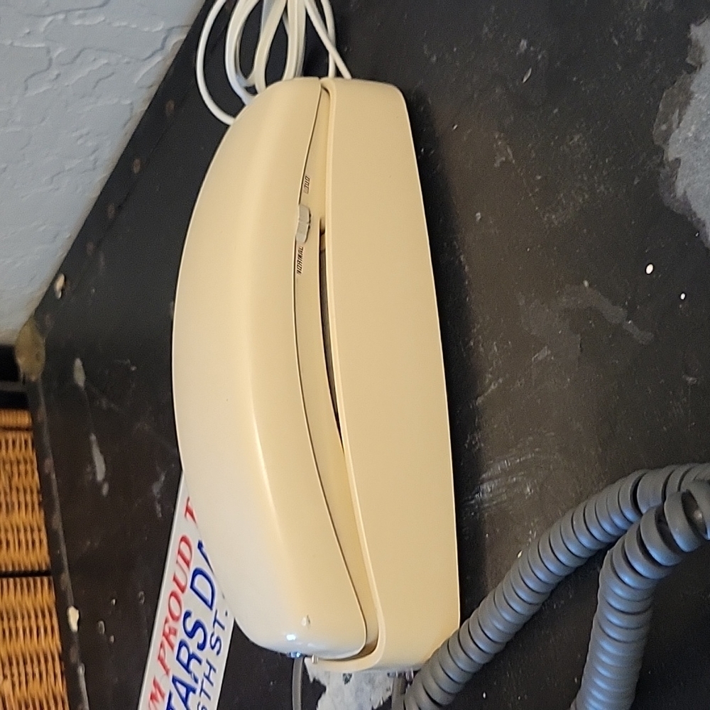 ATT Vintage Push Button Wall Phone Prop Memorabillia